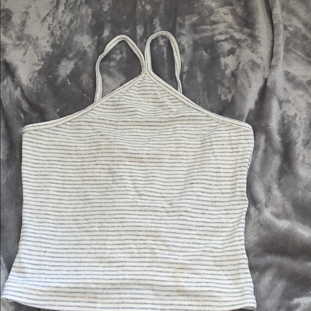 Striped crop top